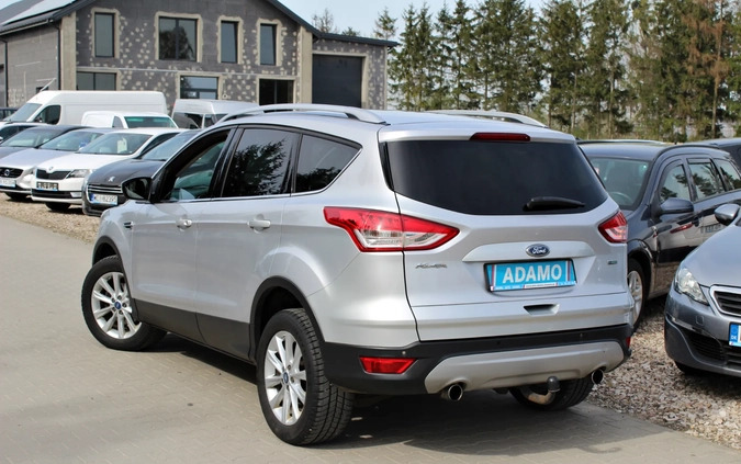 Ford Kuga cena 53900 przebieg: 235000, rok produkcji 2015 z Kobylin małe 277